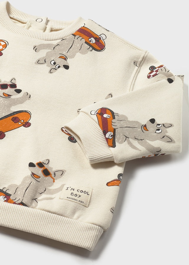 Mayoral - Sweat estampada cão