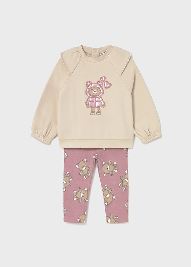 Mayoral - Conjunto leggings e sweat