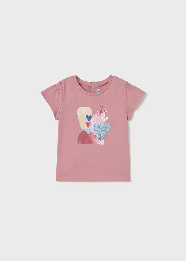 Mayoral - Camisola relevo Rosa