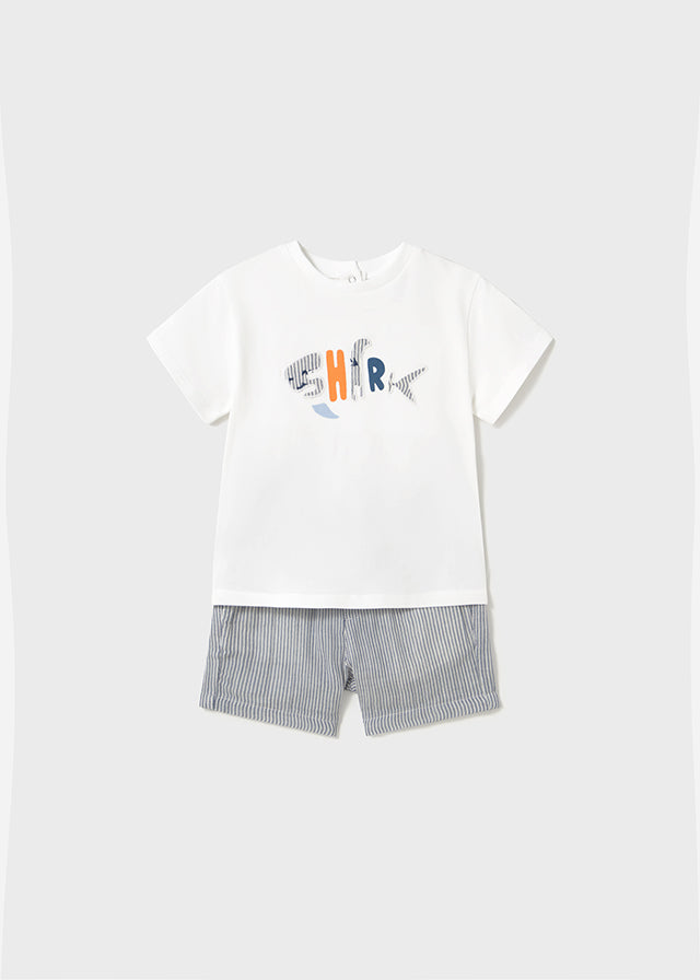 Mayoral - Conjunto bermudas e t-shirt