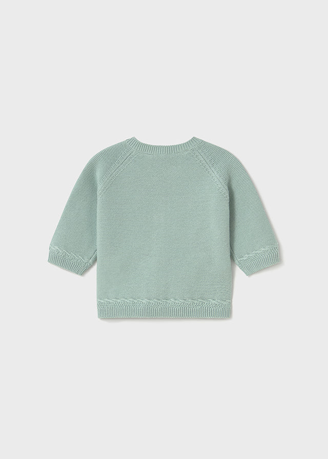 Mayoral - Bolero tricô botões recém nascido Azul Jade