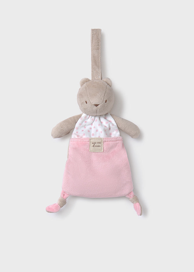 Mayoral - Peluche com portachupetas bebé Rosa bebé