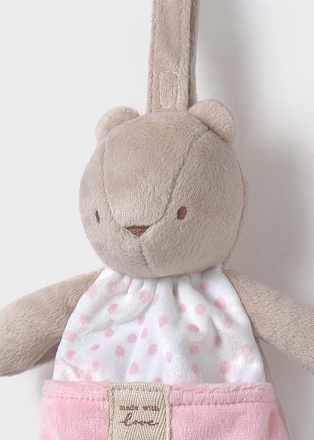 Mayoral - Peluche com portachupetas bebé Rosa bebé