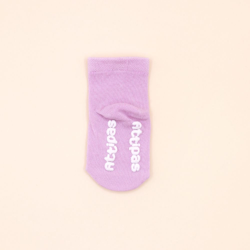 Meias Antiderrapantes Rainbow Purple - Attipas