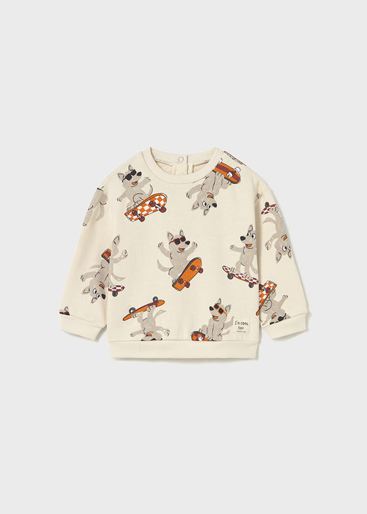 Mayoral - Sweat estampada cão