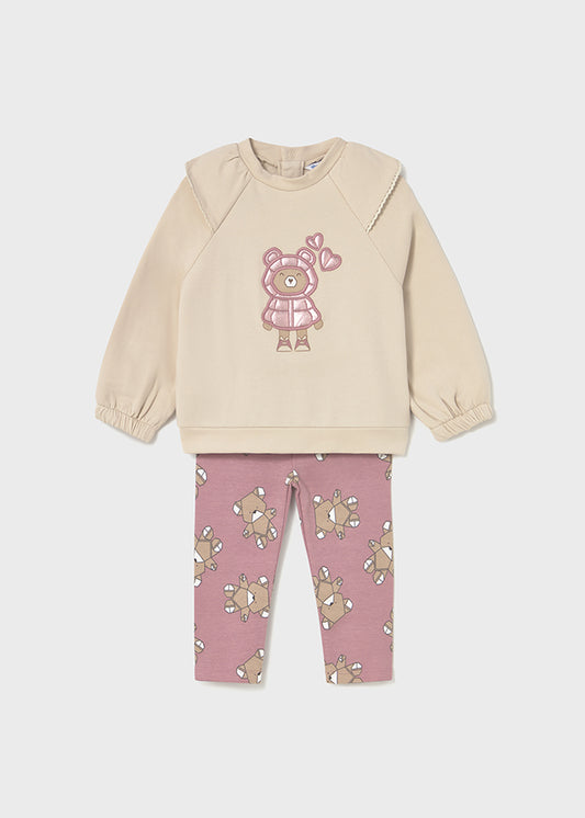 Mayoral - Conjunto leggings e sweat
