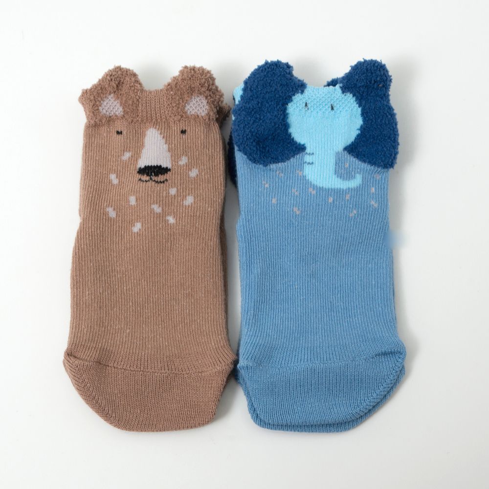 Attipas Bear + Elephant Socks