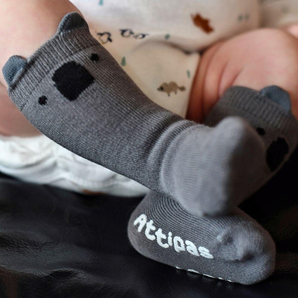 Attipas - Anti-Slip Socks Bambú KOALA+PANDA (2 pares)