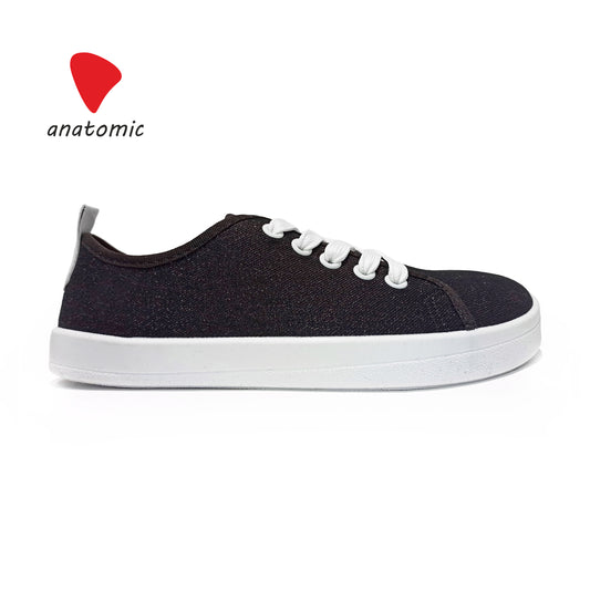 Anatomic - Sapatilhas Starter Preto Glitter